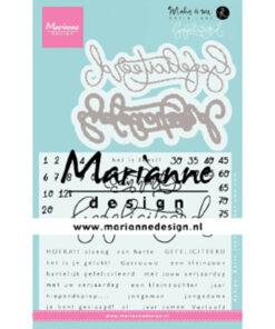 Marianne Design - Gefelicteerd