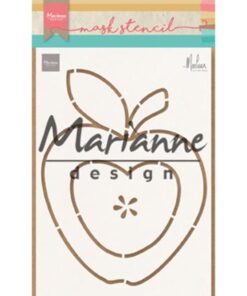 Marianne Design - Craft stencil: Apple by Marleen
