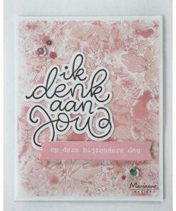 Marianne Design – Karin’s Ik denk aan jou