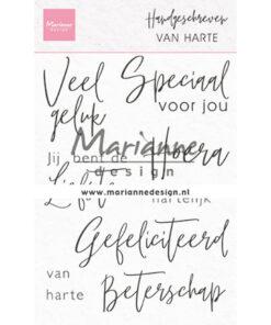 Marianne Design - Handgeschreven - van Harte