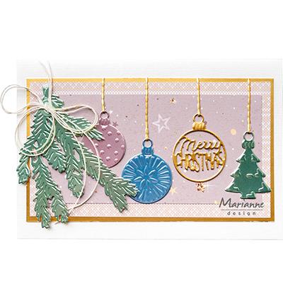 Marianne Design – Merry Christmas baubles Marianne Design - Merry Christmas baubles - Afbeelding 2