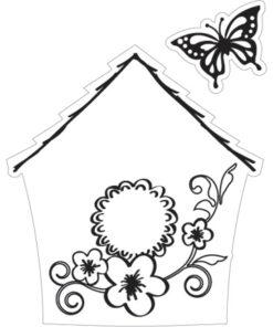 Marianne Design – Birdhouse flowers
