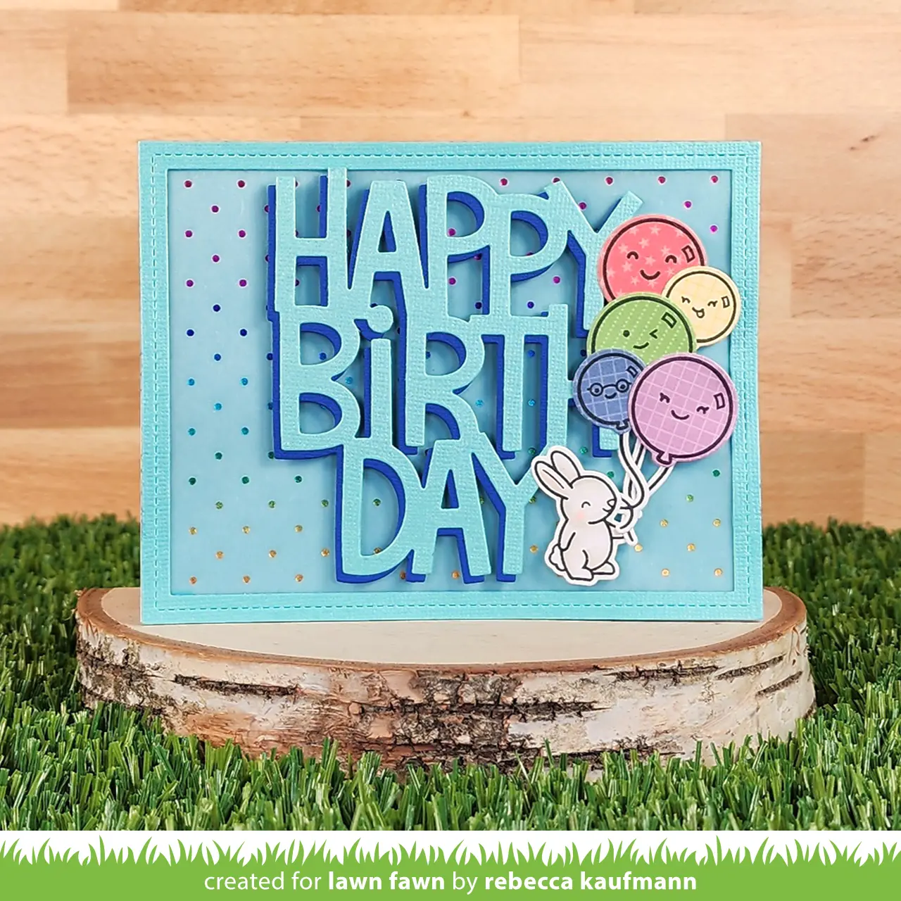 Lawn Fawn – treat cart coloring stencil LF3452 ItsyBitsyPolkaDotBackgroundHotFoilPlate2 sml
