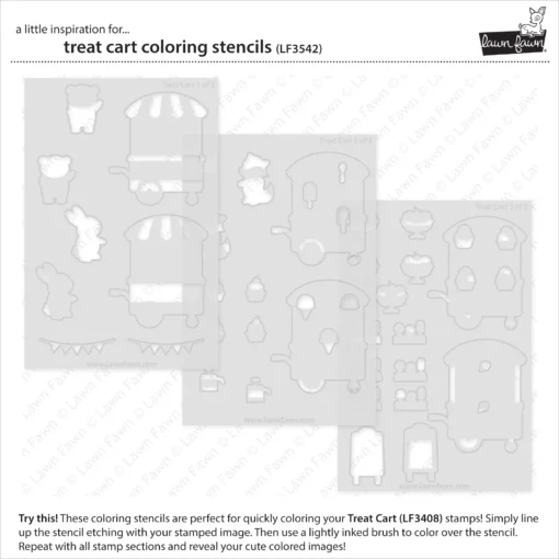 LF3542 TreatCartColoringStencils2 sml