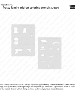 LF3564 FrostyFamilyAddOnColoringStencils2 sml