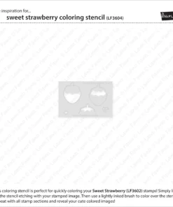 LF3604 SweetStrawberryColoringStencil2 sml
