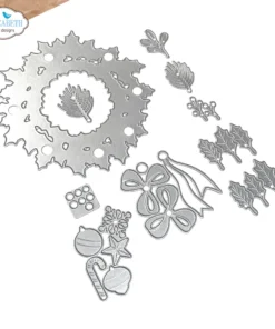 Elizabeth Craft Designs – Holiday Wreath 2271 2