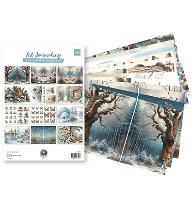 Marianne Design – Art Journaling Winterset by Fairybells FB2506 met waaier.indd