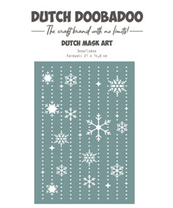 Dutch DooBaDoo – Mask Art Snowflakes DD intern1273 Dekvel A5