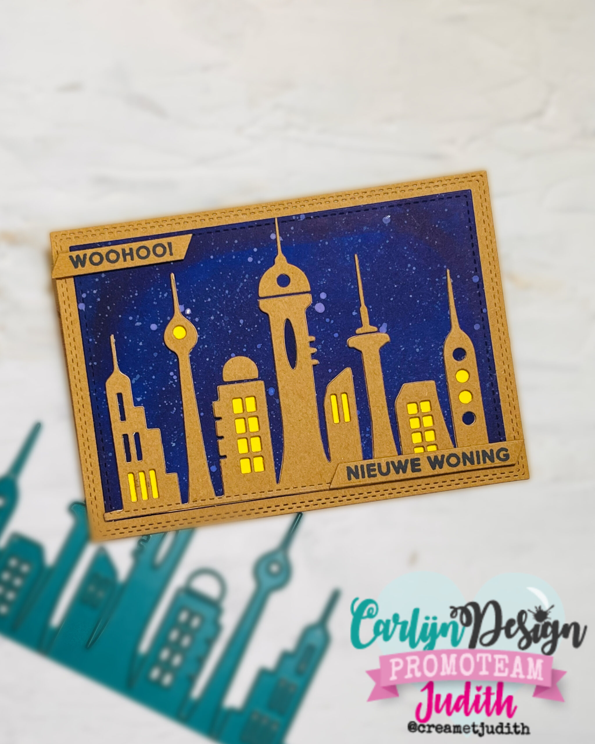 CarlijnDesign – Snijmallen Peculiar City CDSN 0330 CarlijnDesign Snijmallen Peculiar City voorbeeld juud