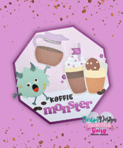 CDSN 0331 CarlijnDesign Snijmallen Brewtiful Buddies voorbeeld Daisy 1