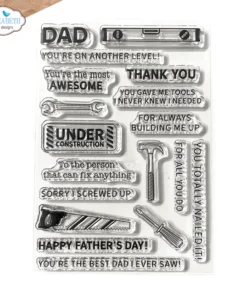 Elizabeth Craft Designs – Best Dad Sentiments CS424 1
