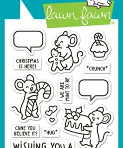 Lawn Fawn – sweet christmas mice LF3568 SweetChristmasMice sml