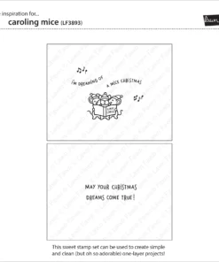 Lawn Fawn – caroling mice LF3893 CarolingMice2 sml