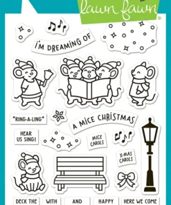 Lawn Fawn – caroling mice LF3893 CarolingMice sml