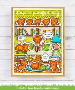 Lawn Fawn – cozy cats LF3896 CozyCats6 sml