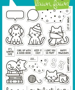 Lawn Fawn – cozy cats LF3896 CozyCats sml