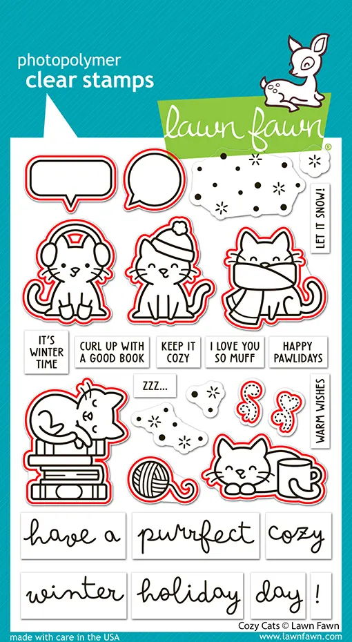 Lawn Fawn – cozy cats lawn cuts LF3897 CozyCatsLawnCuts2 sml