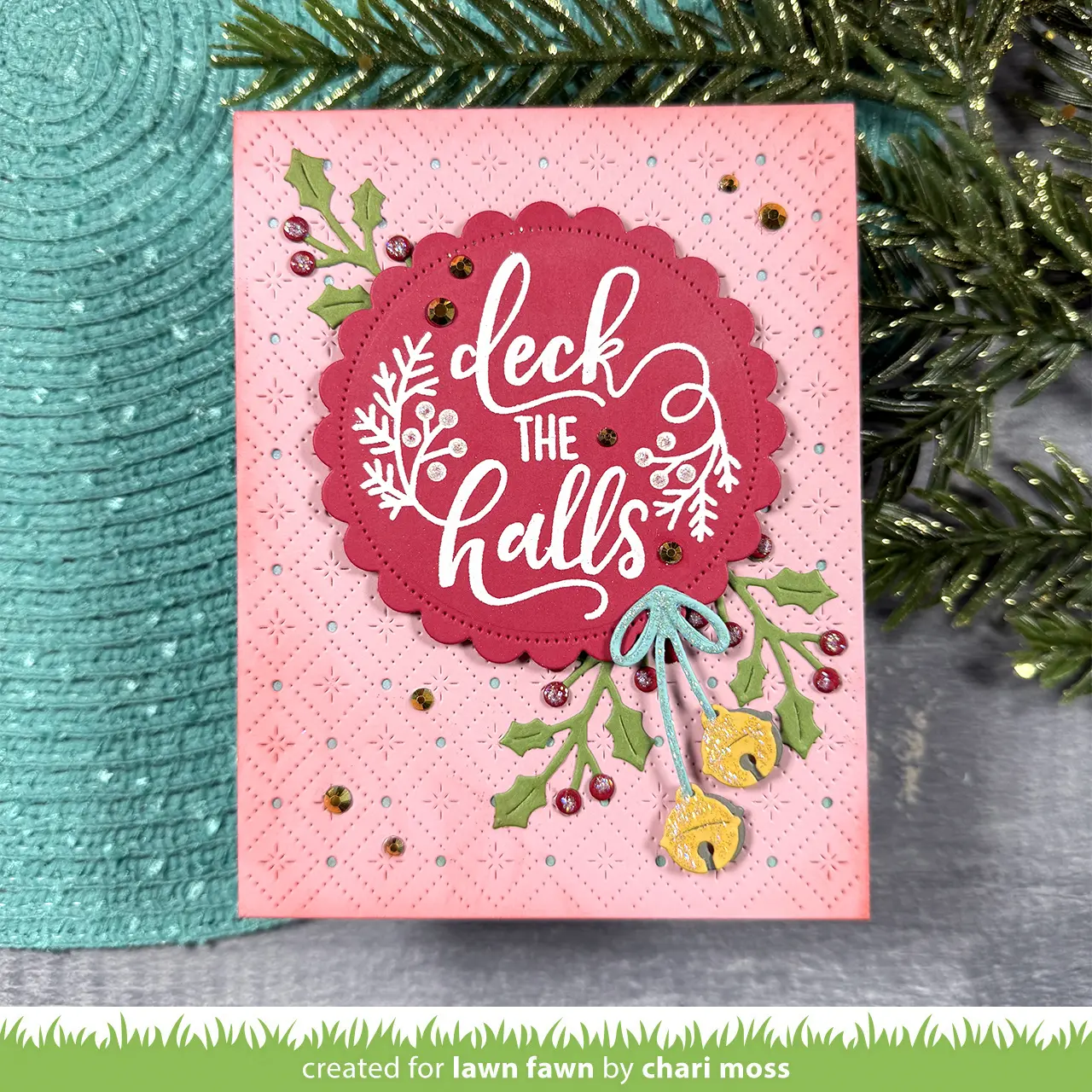 Lawn Fawn – quilted diamond backdrop LF3920 QuiltedDiamondBackdrop3 sml