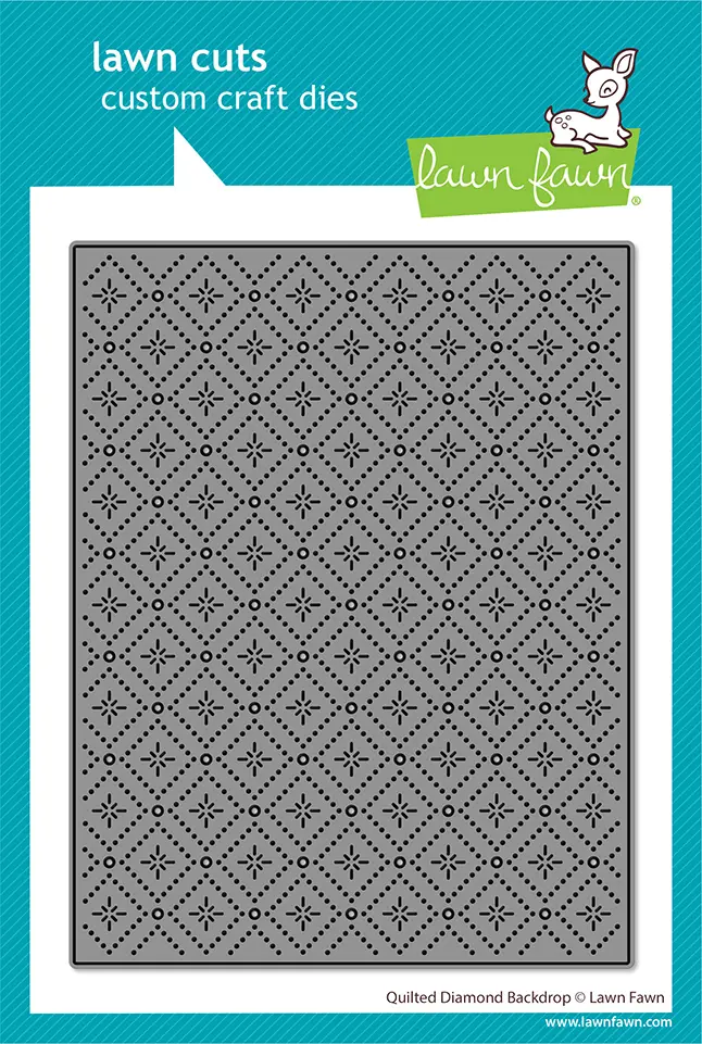 Lawn Fawn – quilted diamond backdrop LF3920 QuiltedDiamondBackdrop sml