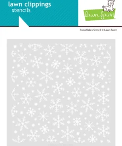 Lawn Fawn – snowflakes stencil LF3923 SnowflakesStencil sml