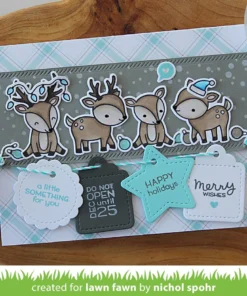Lawn Fawn – Tiny tags TinyTags PerfectlyPlaidWinter MerryMessages NicholSpohr1