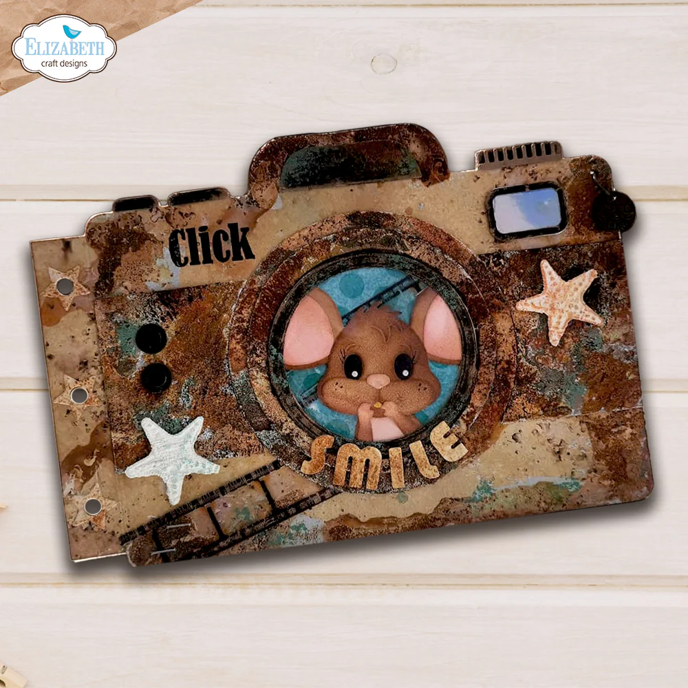 Elizabeth Craft Designs – Camera and Suitcase Build a Book 2354 05