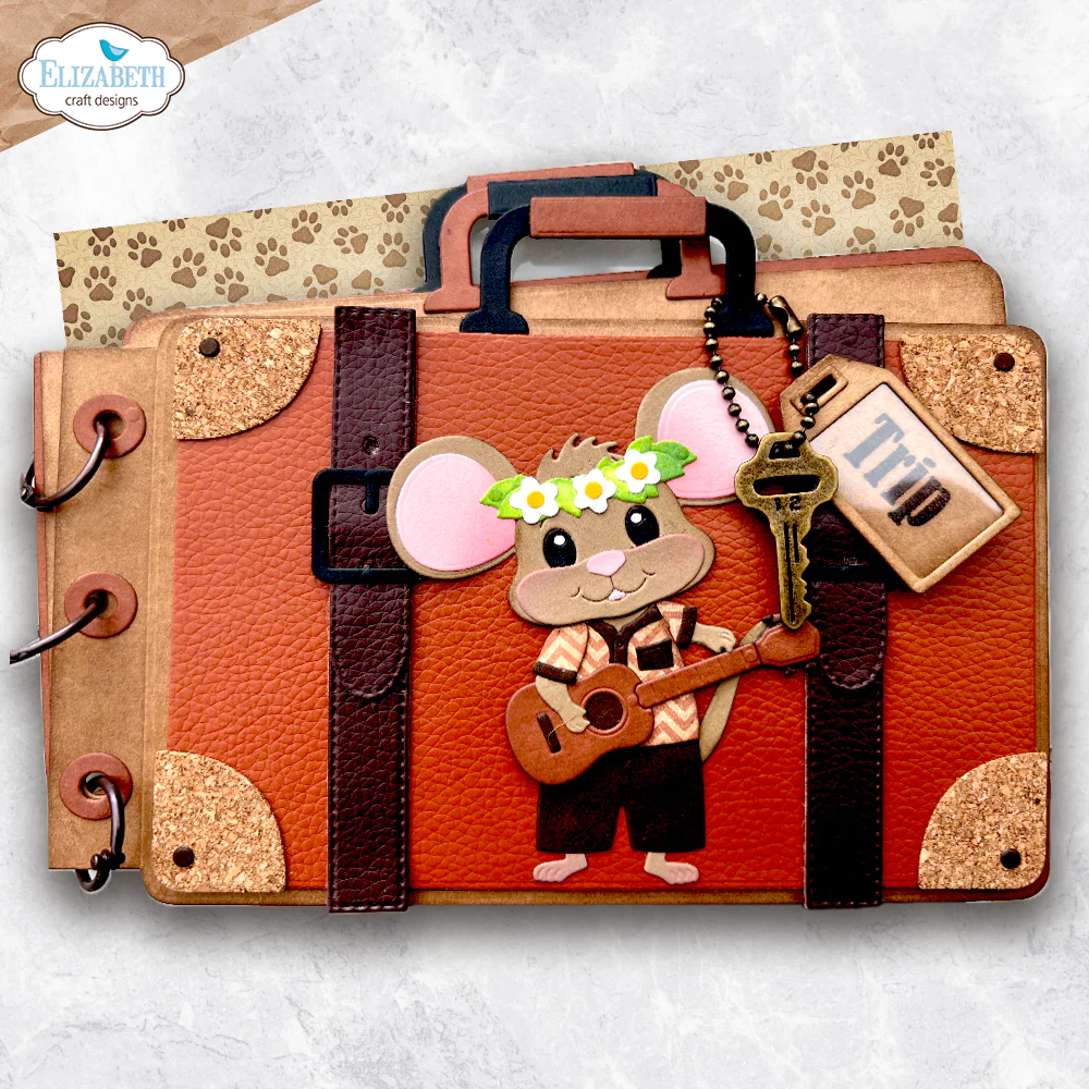 Elizabeth Craft Designs – Camera and Suitcase Build a Book 2354 07